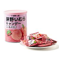 藤野一村白桃味日式爆浆果味软糖108g