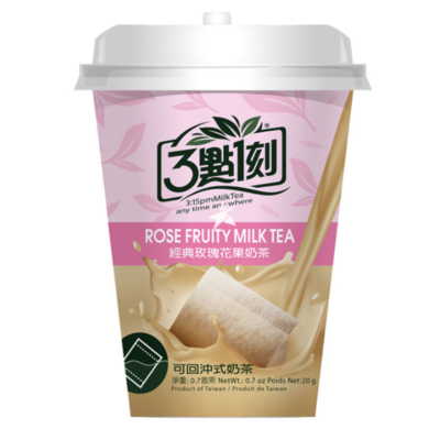3:15PM Rose Milk Tea Cup 20g