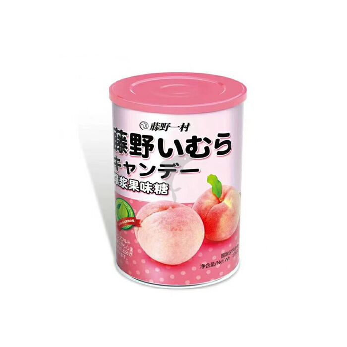 藤野一村白桃味日式爆浆果味软糖108g