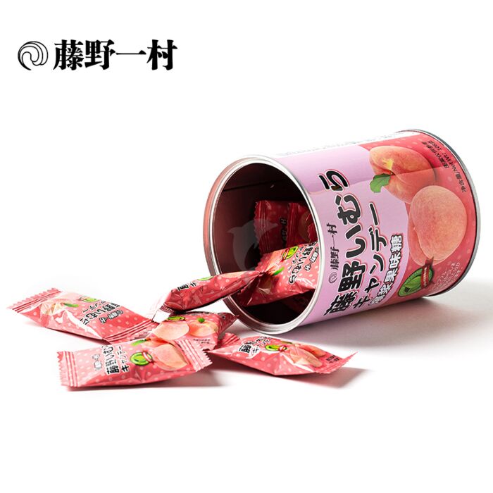 苺と桃 藤野一村白桃味日式爆浆果味软糖108g