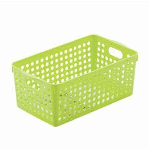 Multi Purpose Plastic Handy Fruit Vegetable Basket Kitchen Office Storage Tidy Organiser - Green