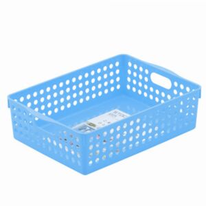 Multi Purpose Plastic Handy Fruit Vegetable Basket Kitchen Office Storage Tidy Organiser 4573 - Blue
