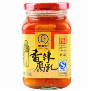 WANGZHIHE Chilli Bean Curd 240g