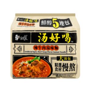 BAIXIANG Instant Noodles (Hot&Spicy Beef Soup) 555g