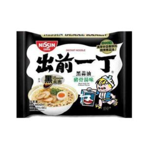 NISSIN BLACK GARLIC TONKOTSU NOODLES