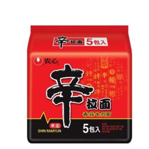 NONGSHIM Shin Ramyun (Multi) Halal Noodles 120G*5