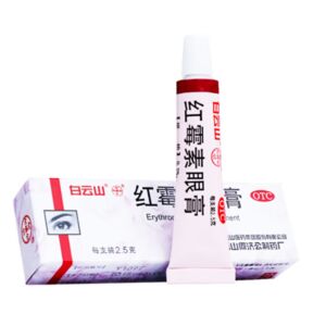BAIYUNSHAN  Erythromycin eye ointment 2.5g
