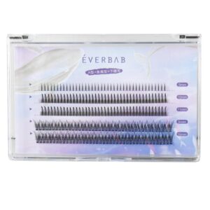 Everbab single cluster false eyelashes (type A + fishtail + lower eyelashes)