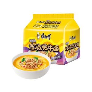 MASTER KONG Golden Stock Beef Noodles 5 Packet 525g