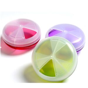 Mini Plastic Pill Case Box Tablets Storage Organiser - Green