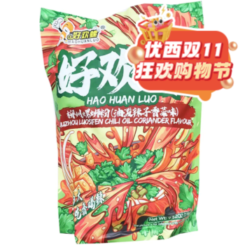 【11.11 Special offer】HAOHUANLUO Spicy coriander snail rice noodle 270g