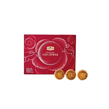 Members Mark Red Bean Paste Mooncake Assorted Trio Gift Box 720g