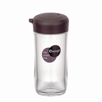 Soy Sauce Oil Vinegar Pot Holder Seasoning Container 120mL  - Brown