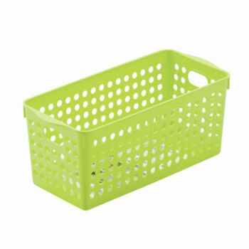 Multi Purpose Plastic Handy Fruit Vegetable Basket Kitchen Office Storage Tidy Organiser 4572 - Green