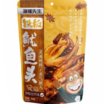HAILIXIANSHENG BBQ Flavour Grilled Squid Head 100g