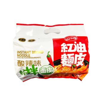 KLKW Broad Noodle with Chilli Oil 460g