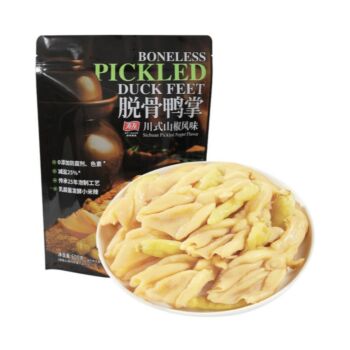 YY Boneless Pickled Duck Feet 600g