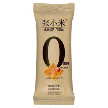 Zhang Xiaomi 0-Additive Rice Crisps 39g Spicy and Numbing Flavor