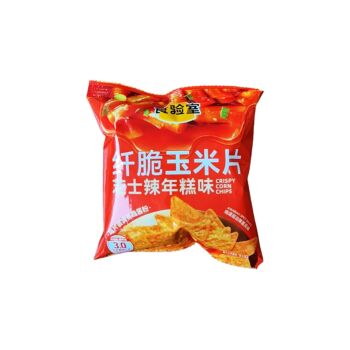 SYS Crispy corn chips. Cheese spicy rice cake 16g
