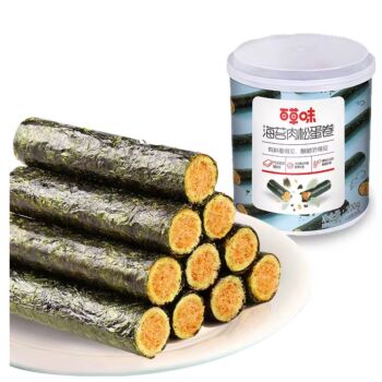 BE&CHEERY Seaweed and Pork Floss Egg Rolls 100g