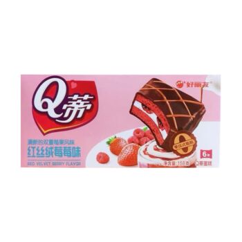 HLY QT Biscuits-Strawberry Flavour 168g