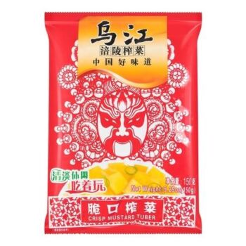 WUJIANG Preserved Mustard Bites 150g Bag