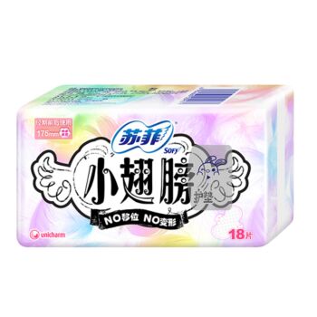 SOFY small wing 175 unscented pad 18 pieces