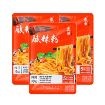 【3 Packs】YUANXIAN Hot and Sour Rice Noodles 276g*3