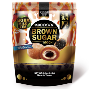 ROYAL FAMILY Mochi - Brown Sugar Boba Milk Tea 240g