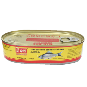 YJX - Fried Dace With Salted Black Beans 155g