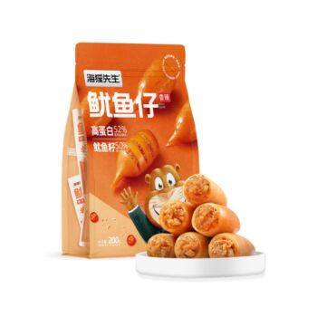 HAILIXIANSHENG Small Squid Snack-Hot&Spicy Flavour 200g