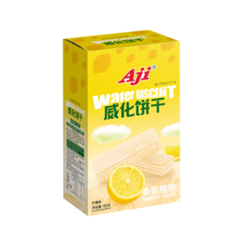 AJI Wafer Biscuits Lemon Flavor 160g