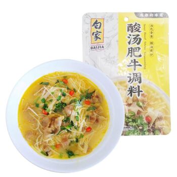 BAIJIA Condiment- Sour Beef 160g