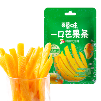 BE&CHEERY Mango Strips - Lemon 80g
