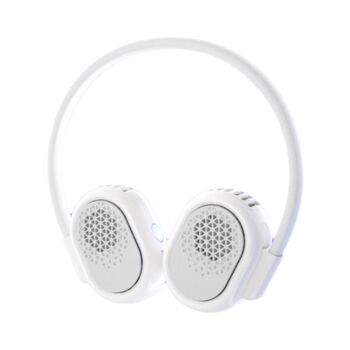 Janpim small U-neck foldable electric fan - white