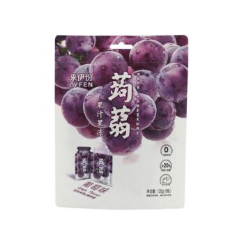 LYFEN Konjac Fruit Jelly Grape Flavour 120g