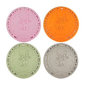 Silicone Trivet Saburo(Orange,Grey,Purple,Green)