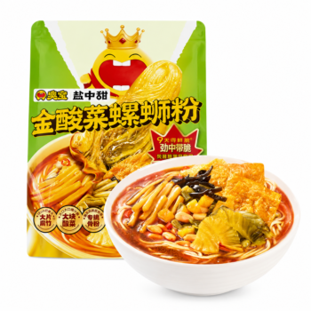 CHOUBAO Golden Pickled Cabbage Snail Rice Noodles 435g