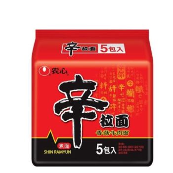 NONGSHIM Shin Ramyun (Multi) Halal Noodles 120G*5