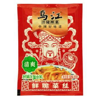 WUJIANG Preserved Mustard Strips 80g