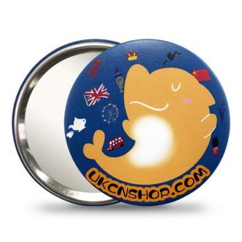 【YOOBOX cultural creation surrounding】British blue Dolphin frosted mirror