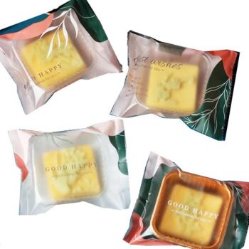 【Pink+Green】50g Mooncake Packaging Bag 9*11.5cm