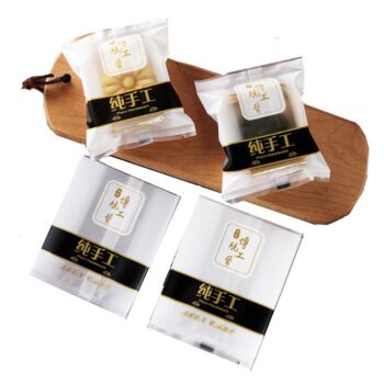 【White】 100g moon cake packaging bag 11*15cm