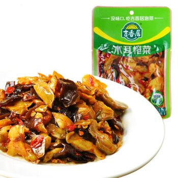 JXJ Sliced Preserved Vegetables With Black Fungus 106g