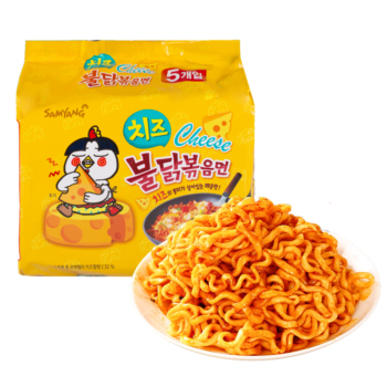 SAMYANG Halal Hot Chichen Ramen Cheese Noodles 140*5