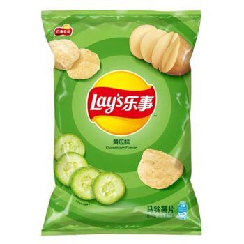 Lays Potato Chips Cucumber Flavor 70g