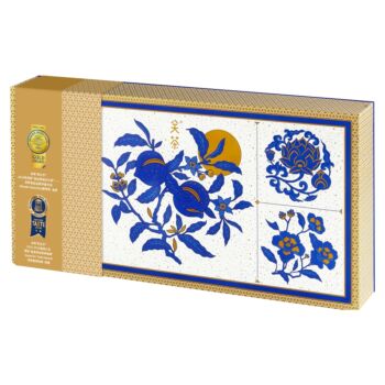 GUANCHA Pastry Gift Box-Verses on Blue-and-White Porcelain 8pcs