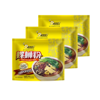 【3 Packs】HAOHUANLUO LUOSI Noodles 400g*3