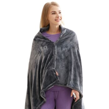 New Plush Electric Blanket Heated Shawl