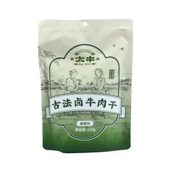 TF Sichuan Pepper Flavor Traditional Braised Beef Jerky 125g